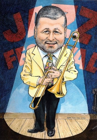 Richard caricature by John Percival